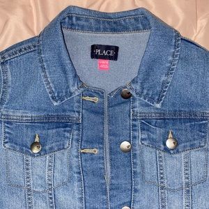 Light Wash Girls Denim Jacket